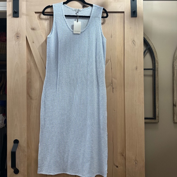 Green Envelope Dresses & Skirts - Green Envelope Los Angeles - Blue & White Striped Dress